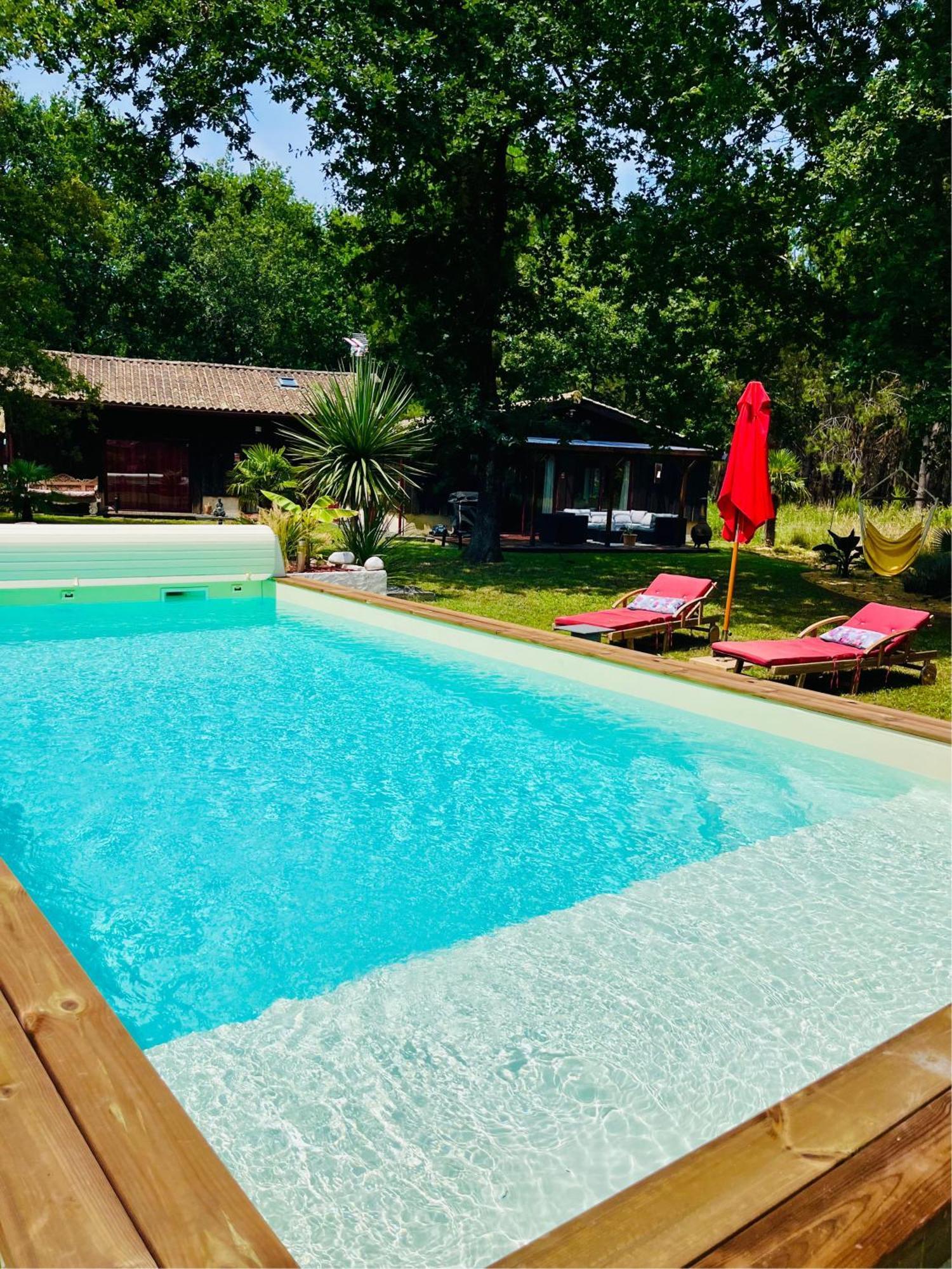 House de la Canopée with Swimming pool, Garden&WIFI Hourtin Extérieur photo